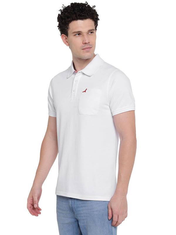 Image of AMERICAN CREW Polo Collar T-Shirt for Men with Pocket