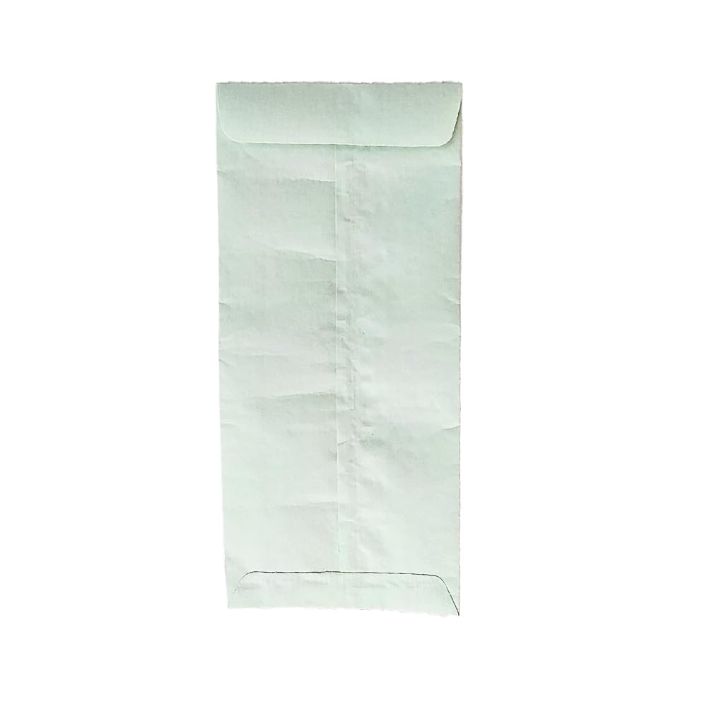 50 PCs Cloth Lined Courier Cover | 11 X 5 inch or 27.9 X 12.7 cm | Green Envelopes for Securely Mailing Letters, Documents, Brochures, Catalogues | Pack of 50