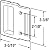 Prime-Line Products A 209 Sliding Screen Door Pull, Stone