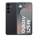 Samsung Galaxy S25 FE, AI Smartphone, Slim 7.4mm Frame, 6.7" FHD Display, 50MP Camera, Exynos 2400, 256GB Storage, 8GB Memory, 4900 mAh Battery, JetBlack, 3 Year Samsung Extended Warranty (UK Version)
