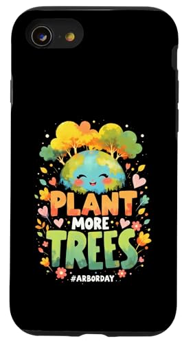 Arbor Day Cute Tree Plant More Trees Carcasa para iPhone SE (2020) / 7 / 8