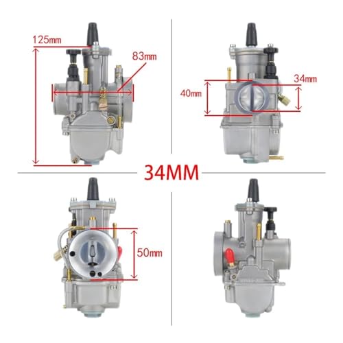 Carburateur PWK 34mm de précision, usinage haute performance