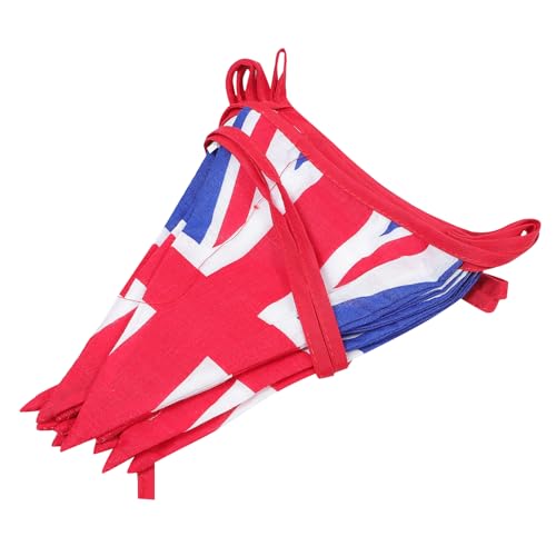 Amosfun British Flag Banner Bunting British Party Decoration London Flags