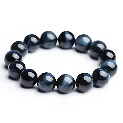 Œil de faucon 10 mm bracelet en cristal bleu pour offrir en cadeau
