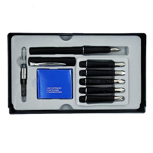 Image of Levin Professional Calligraphy Pen Set (silver Calligraphy big)