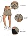 LouKeith Tennis Skirts for Women High Waisted Athletic Active Golf Skorts Mini Workout Running Skirts with Shorts Pockets Leopard M