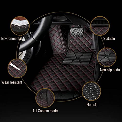 Customized Car Floor Mats for SUV Sedan Coupe Sports Car All Weather Full Coverage Personalized Waterproof Automotive Carpet Full Protection Floor Liners - Thumbnail 2