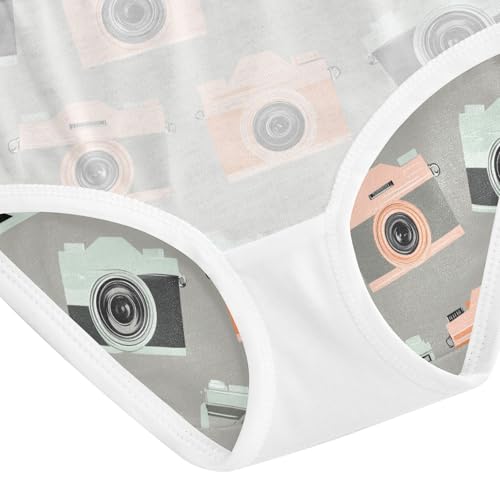 Girls Underwear Soft Cotton Cameras Kids Panties in Sizes 2/3t, 4t, 5t, 6 and 8 5