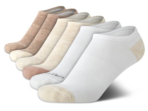 Chaussettes invisibles femme Calvin Klein lot de 6 paires contre les frottements