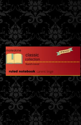 moleskine classic notebook: Hard Cover, Large (5' x 8.25') Ruled/Lined, Black, 200 Pages