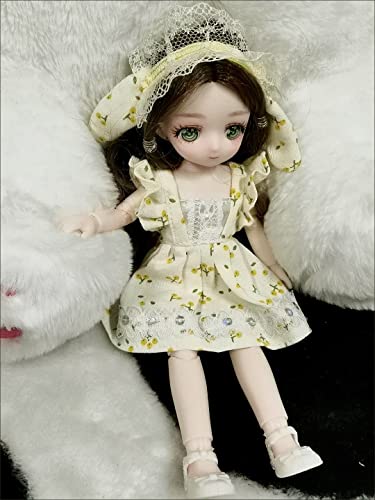 Muñeca Anime BJD 1/7 de 23 cm con Ropa y Zapatos miniatura 6