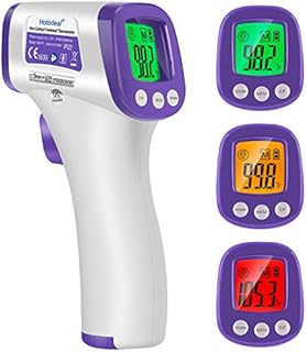 Infrared Forehead Thermometer, Non-Contact Forehead Thermometer for Adults, Kids, Baby, Accurate Instant Readings No Touch Infrared Thermometer with 3 in 1 Digital LCD Display for Face, Ear, Body