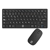 Green Leaf Kit inalámbrico de Teclado Multimedia y Mouse Serie Pocket 18-8375