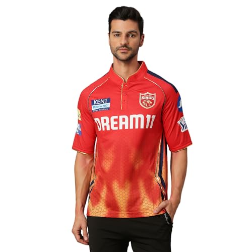 playR Mens Solid Regular Fit Jersey (PRPBKS24-MJHS_Red (B0CWLVPW9H) Amazon Price History, Amazon Price Tracker