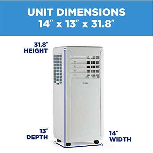 14,000 BTU Portable Air Conditioner – Multifunction 3 in 1 Air Conditioner – 24 Hour Timer Remote Control Air Conditioner – Modern Portable Air Conditioner, Commercial Cool, CCPACA14W6C - Thumbnail 4