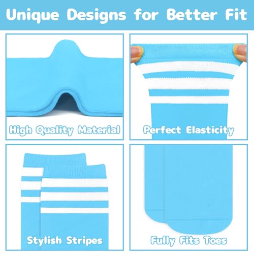 Image of Olreco Toddler Soccer Socks Kids Baseball Socks Youth Softball Sock for Girls Boys Football Sock Boys Athletic Accessories