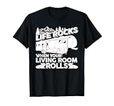 RV Camping Life Rocks Living Room Rolls Fifth Wheel Trailer T