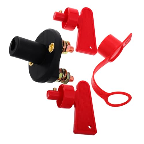 FELTECHELECTR Battery Disconnect Switch for Marine Rv Truck Heavy Duty Waterproof Battery Power off Switch Key Universal Fit