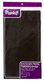 BLACK Plastic Table Covers, 54x108