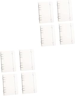 Ciieeo 8 Peças A6 Capa Protetora De Couro Diários Pasta De Arquivo Bloco De Notas Pasta Bloco De Notas Capa De Fichário De Orçamento Fichário Diário Protetores De Bloco De Notas Capa De