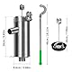 aleawol Schwengelpumpe Handwasserpumpe Wasserpumpe Handpumpe Edelstahl, Manuell Energiesparend Handkurbel Wasserpumpe 10m Tiefe Handbrunnenpumpe für Haus, Hausgarten, Yard, Garten