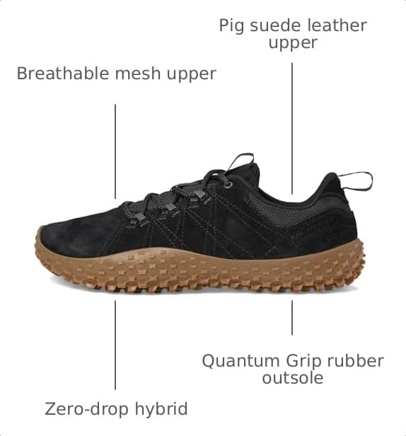 Image of Merrell Wrapt Black, Men's Trainers