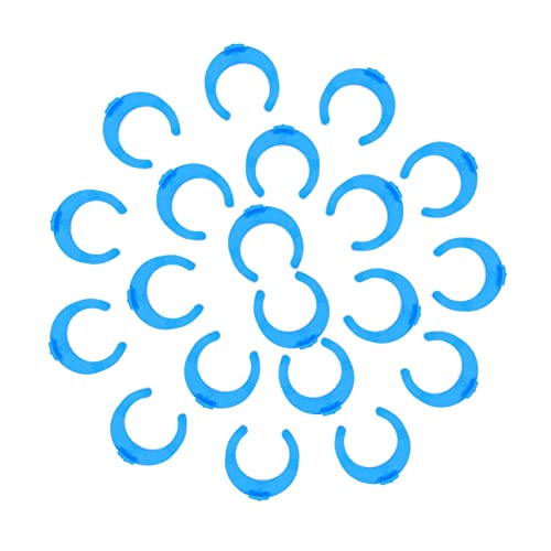 DECOMELODY 100pcs Locking Clamps for Ro Reverse Osmosis Water Filter Quick Connect Fittings Leak Resistant Filter System Accessories Replacement Clips