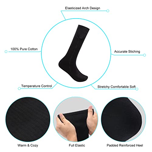 B7 Heated Socks with 2200 mAh Rechargeable Electric Heated Socks, Battery Operated Comfortable Heating Socks, Camping Warming Electric - Image 8