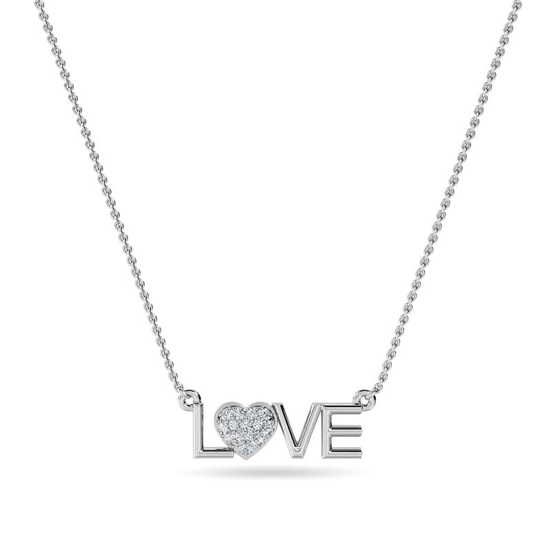 Image of KISNA JEWELS 18K BIS Hallmark Pure White Gold & SI Real Diamond Pendant for Women