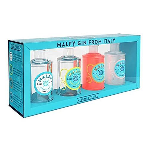 MALFY GIN 4 MINIATURFLASCHEN IM GESCHENKKARTON 4 GESCHMACKSRICHTUNGEN 5 CL Cover