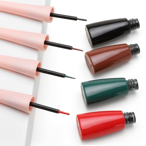 Boobeen Liquid Eyeliner Pen, Colored Eye Liner Waterproof Smudge Proof, Eyeliner Ink Liner with Precision Tip for Bold Eye Looks - Image 6