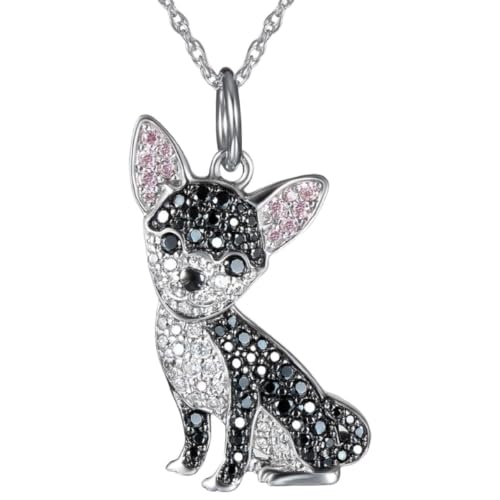 Collier Chihuahua doré pour femme : le bijou animalier élégant au quotidien
