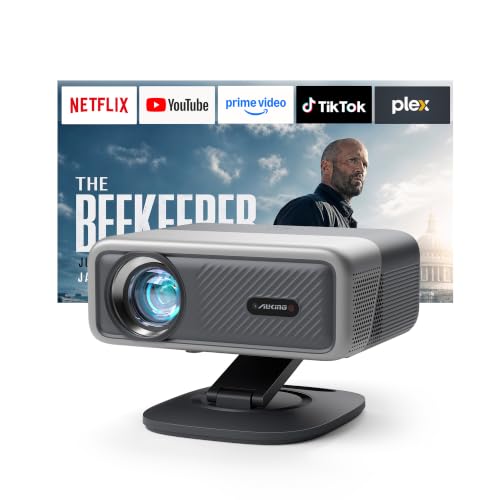Image of AuKing 5000 ANSI & 70W Dolby 4K Outdoor Projector with Auto Focus