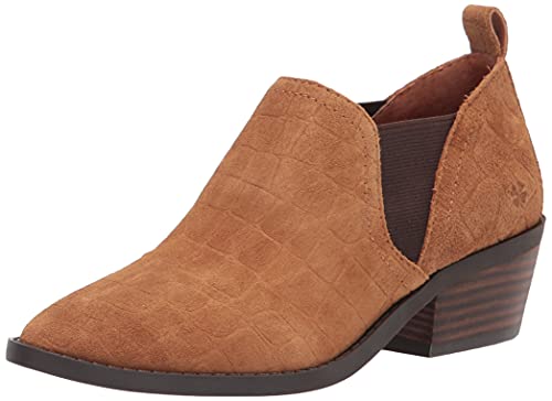 Lucky Brand Femme Fallo Bottine en cuir au style intemporel