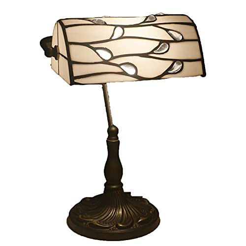 LMRJHAZ Lampada da Tavolo banchiere retrò Letto Ligth fattine in Vetro Artificiale per Luce Calda e Accogliente Sala da Letto Soggiorno Rood Necessario (Trasparente Una Taglia)
