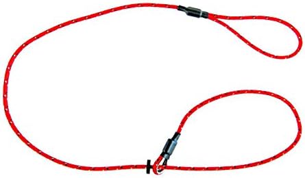 Dog & Field Trial Pro Slip Lead - Professional Gundog Slip Lead & Anti Tangle Swivel Leads (Swivel - Red)