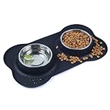 Kostenloses Geschenk - Bequem zu tragen, faltbare Slow Food Schüssel, geeignet für Katzen und Hunde,Resistent gegen Hitze, Korrosion und Rost