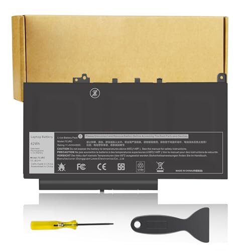 Futurebatt 7CJRC Laptop Battery for Dell Latitude 7470 7270 E7470 E7270 Battery 7CJRC KNM09 0KNM09 21X15 021X15 TX283 0TX283