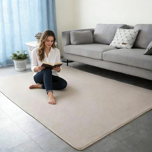 Tapis de salle à manger chameau 110 x 150 cm pour réchauffer votre déco