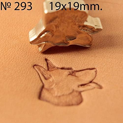 DandS ltd Leather Stamp Tool, Shepherd Dog, Professional Steel Craft Tool for Leatherworking, Embossing, Carving & Stamping Leather Projects, Belts Wallets & DIY Projects Compatible with Mallet #293
