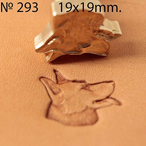 German Shepherd Dog Leather Stamp Tool A Dog Stamping Working Carving Punches Tools Craft Saddle Brass #293