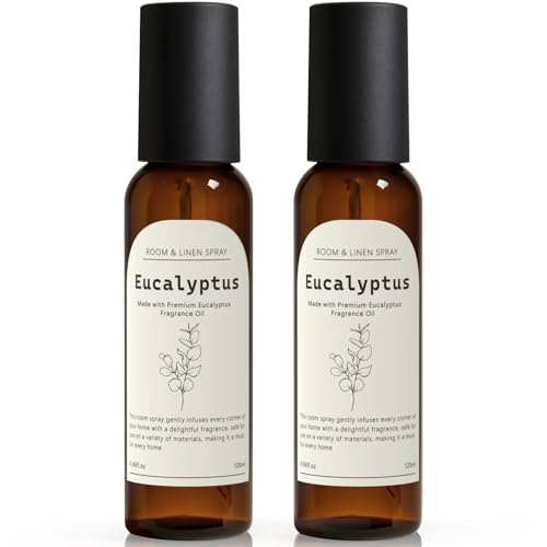 Eucalyptus Fragrance Room Spray Long Lasting Air Fresheners for Home Room Air Freshener & Odor Eliminator 2 x 4.06 fl oz