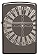 Zippo Sturmfeuerzeug - Roulette, Black Ice, Laser 360° - Nachfüllbar - Wiederverwendbar - Windfestes Design - Geschenkbox - Made in USA