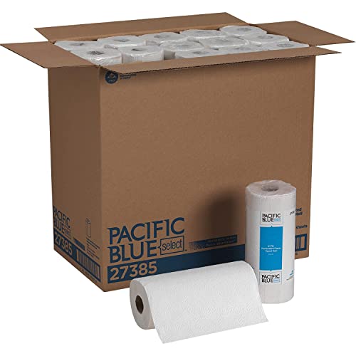 Pacific Blue Select Kitchen Paper Towel, 2-Ply Perforated Roll, 8 4/5 in x 11 in, 30 Count