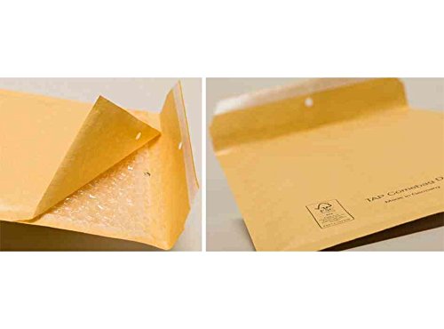 TAP Lot de 3 packs de 100 Pochettes d'expédition à bulles d'air pour CD COMEBAG