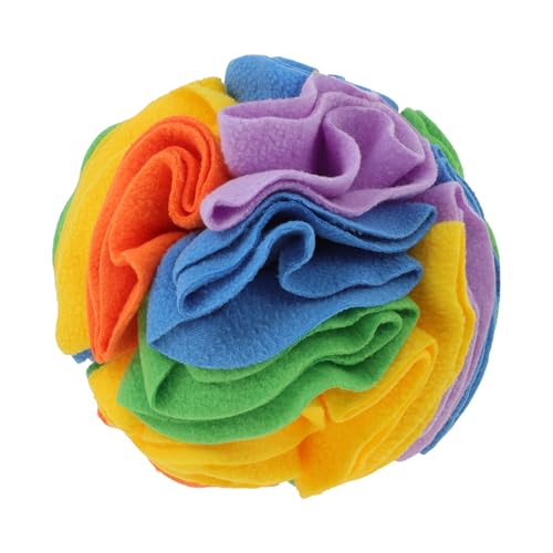 GLIDESMOOTH Snuffle Ball for Dogs Interactive Dog Toys Colorful Small