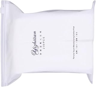 KALLORY 200Pcs Esponjas De Gaze Não Tecida Removedor De Maquiagem Tecidos Toalha Descartável Pano De Tecido Não Tecido Algodão Tecido Facial Algodão Removedor De Maquiagem Almofadas De