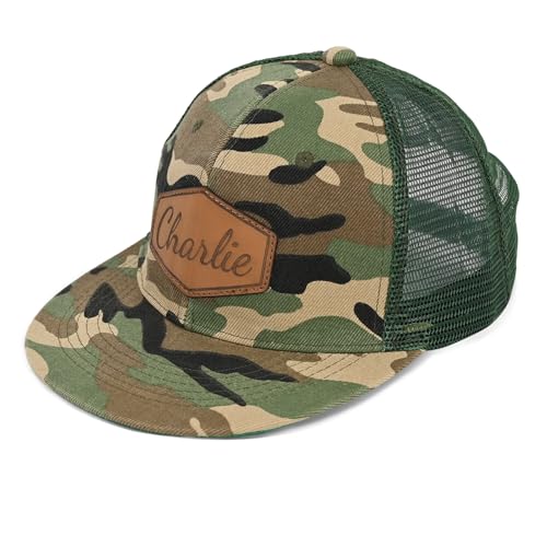 Personalized Toddler Baby Hats,Custom Baseball Caps with Name,Adjustable Snapback Truck Caps for Infants,Children and Adults