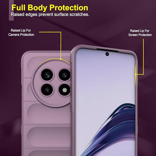 Image of Zapcase Back Case Cover for Realme 14 Pro Lite 5G | Compatible for Realme 14 Pro Lite 5G Back Cover | Liquid Silicon Magic Case with Camera Protection | Lavender