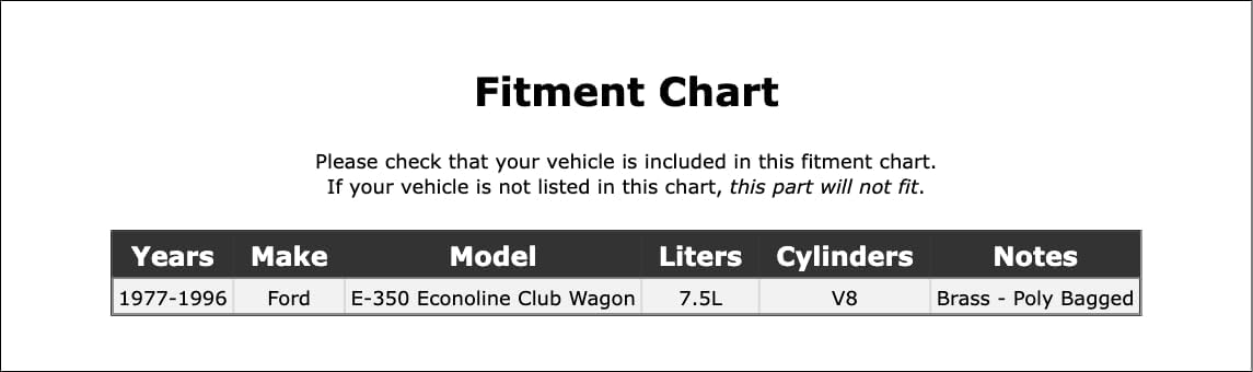 Engine Expansion Plug Kit Compatible With Ford E-350 Econoline Club Wagon 7.5L V8 1996 1995 1994 1993 1992 1991 1990 1989 1988 1987 1986 1985 1984 1983 1982 1981 1980 1979 1978 1977 P-3492514